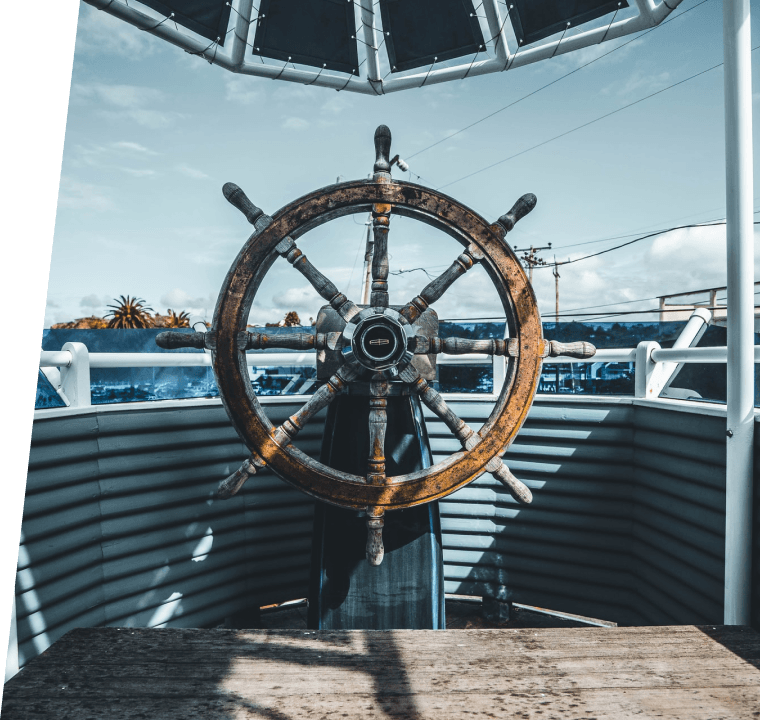 A ship to steer